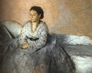 Edgar Degas Madame Rene de Gas oil painting